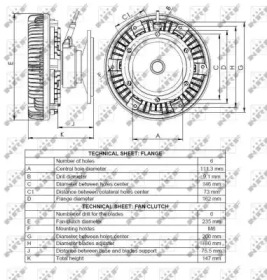 WILMINK GROUP wg1720790 -  Сцепление, вентилятор радиатора